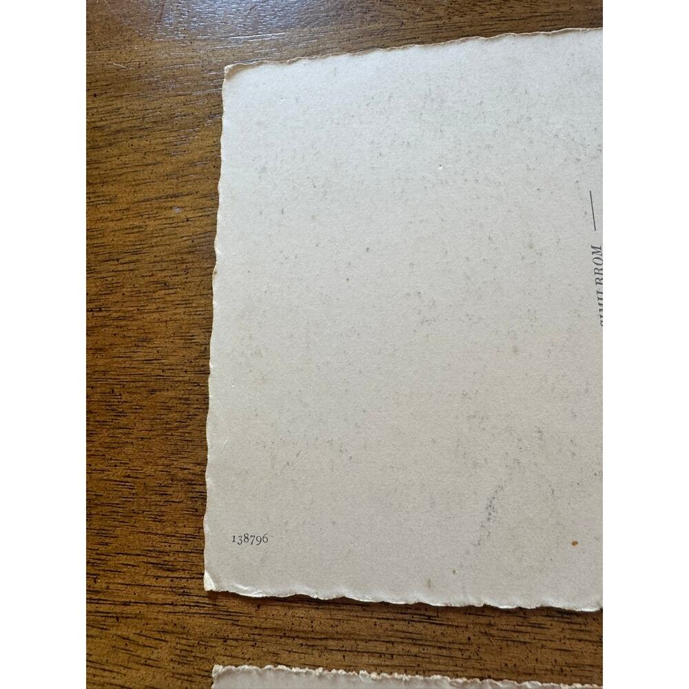 Vintage Rome Italy Postcard Lot of 6 Black White Deckle Edge Unposted - Picture 12 of 16